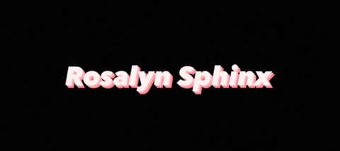 rosalynsphinx onlyfans leaked picture 2